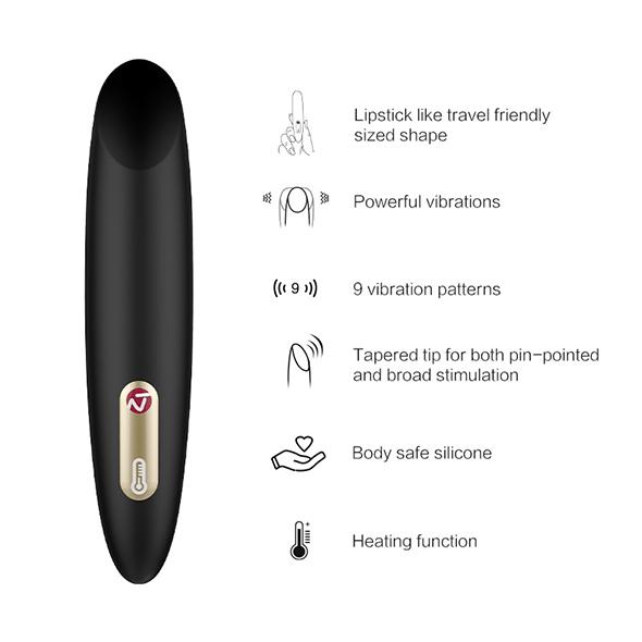 Nomi Tang - Samba Heating To-Go Vibrator Black