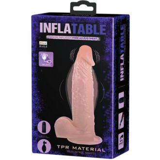 Inflatable And Vibrating Realistic Dildo