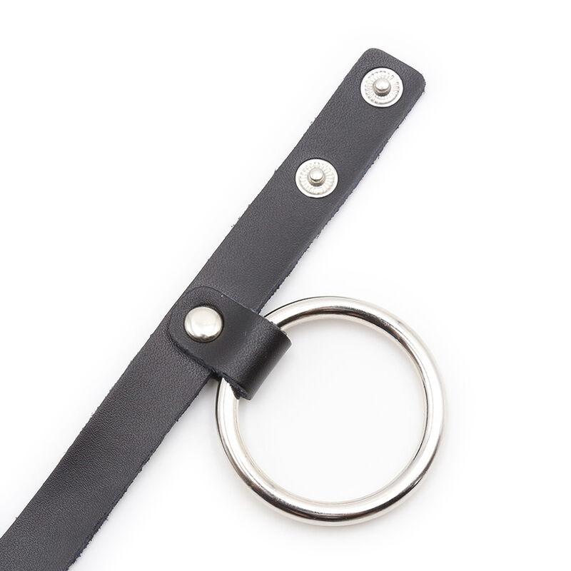 Ohmama Metal Cock Ring With Ball Divider 4