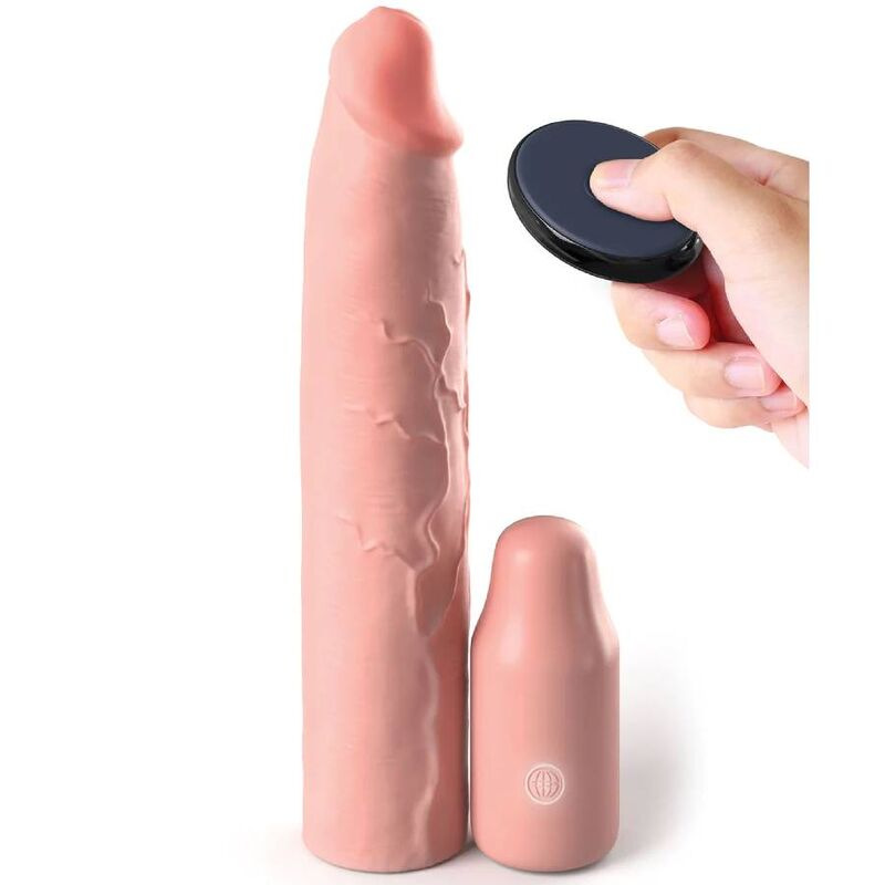 Fantasy x- tensions - pipedreams sleeve 22,86 cm + 7,62 cm plug remote skin 2