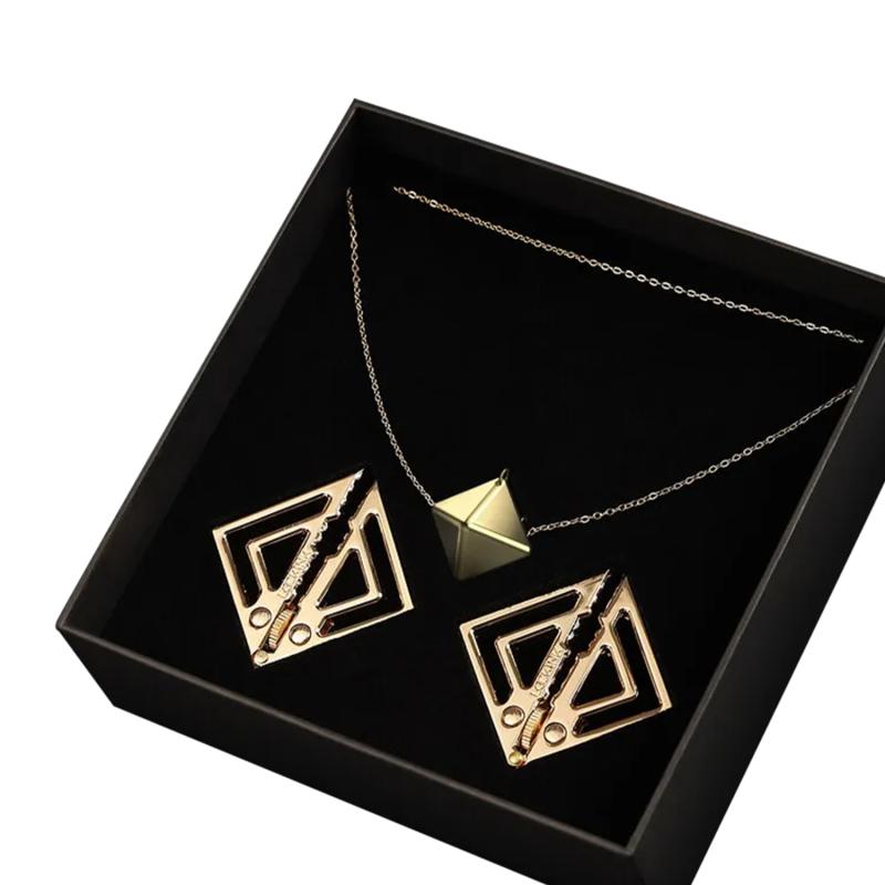 Lockink - Adjustable Nipple Clamps With Heavy Pendant Gold 3