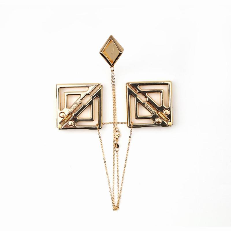 Lockink - Adjustable Nipple Clamps With Light Pendant Gold 5