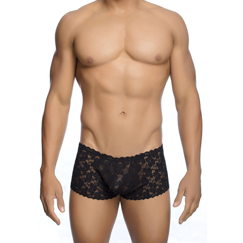 Mob - black lace boxer size s/m