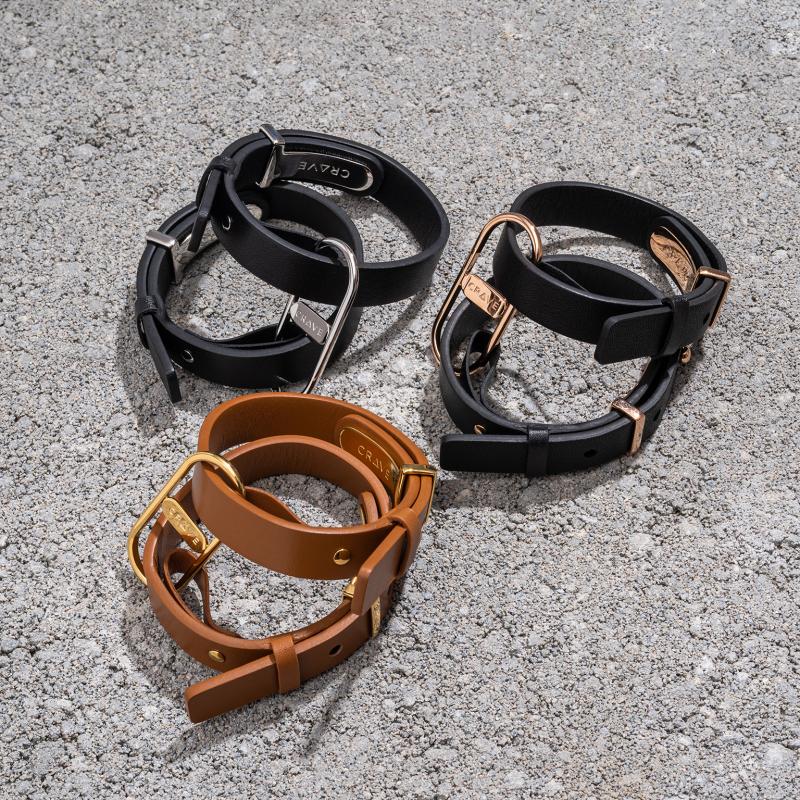 Crave - Icon Cuffs Black/Rose Gold 8