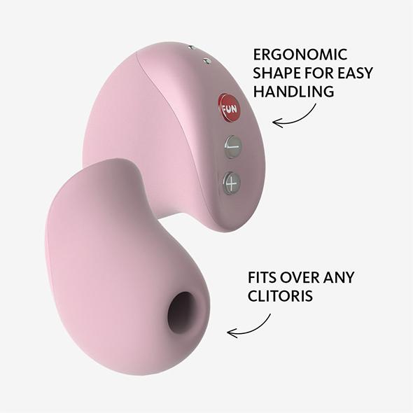 Fun Factory - Mea Suction Toy With Magnetic Wave Technology Powder Rose 12