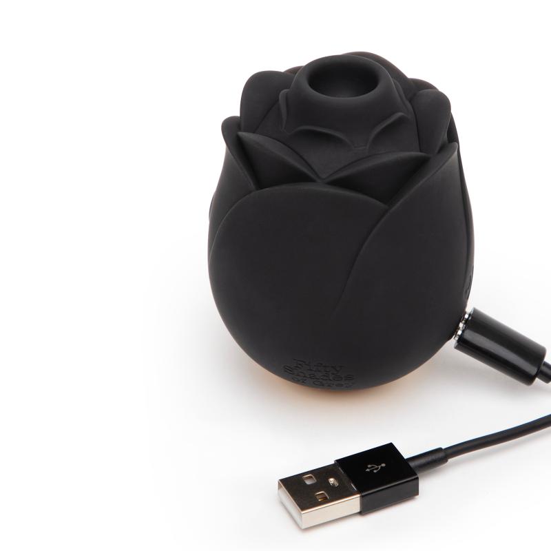 Fifty Shades Of Grey Suction Rose Black - Stimulátor Klitorisu 7
