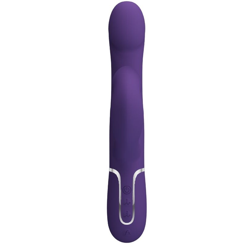 Pretty love - zalin rabbit vibrator pearls 4 in 1 purple 2