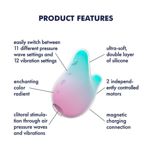 Satisfyer - Mermaid Vibes Mint/Pink 9