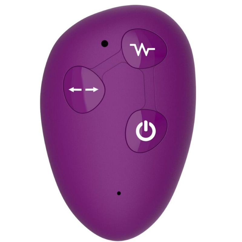 Xocoon - 2 in 1 strapless strap-on vibrator with remote control purple 12