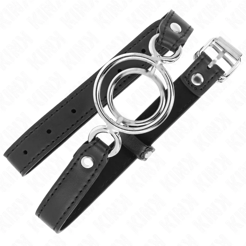Kink - Gag With Multiple O-Rings 5 Cm Black 63 X 2.5 Cm 1