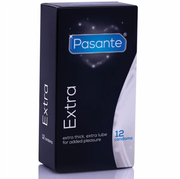 Pasante Extra Condom Extra Thick Through 12 Units