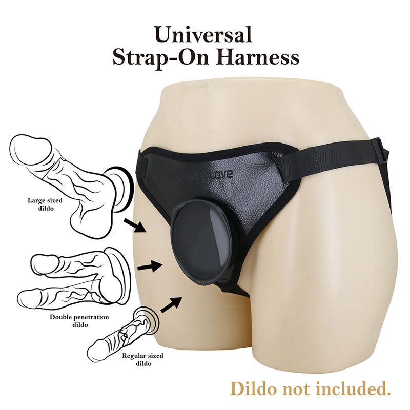 Pretty love - universal strap-on harness black 4