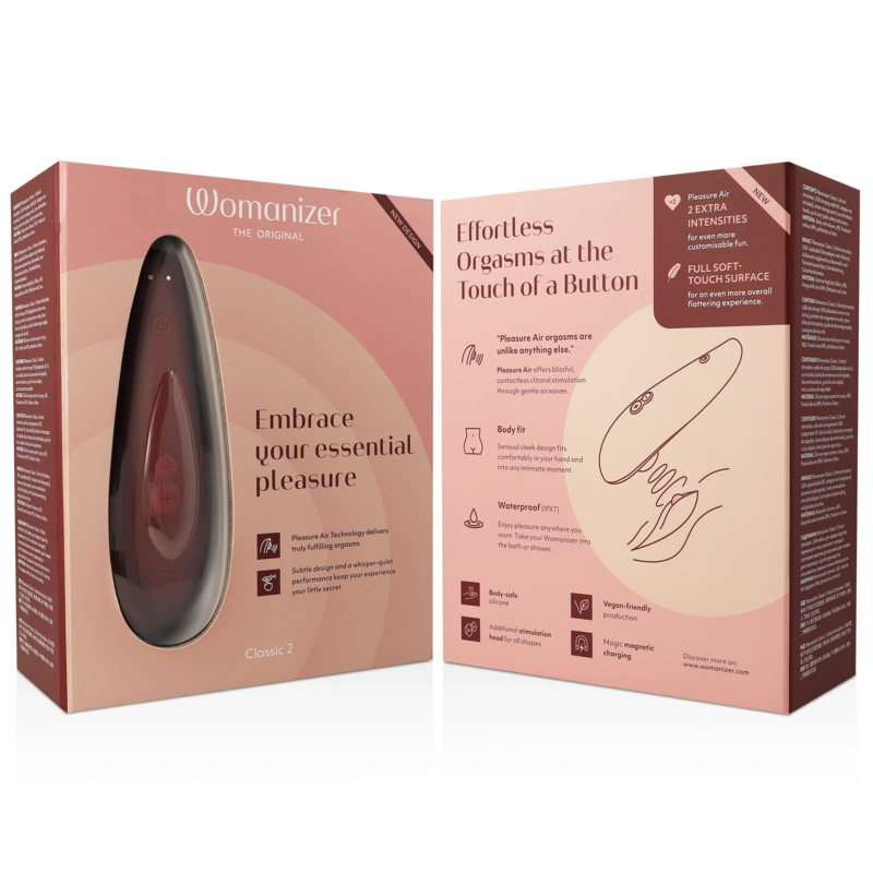 Womanizer - classic 2 clitoral stimulator bordeaux 6