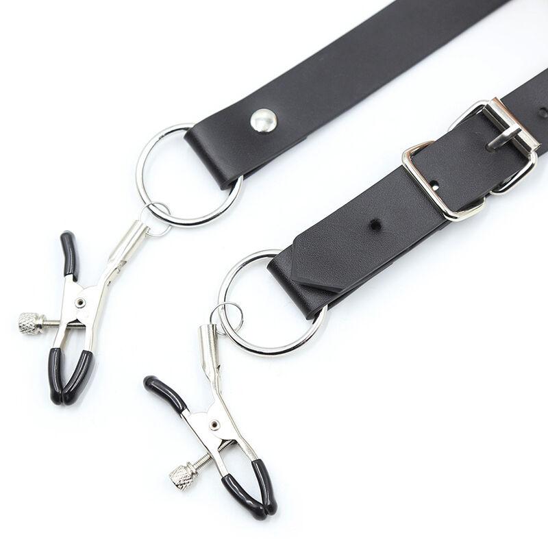 Ohmama Fetish Leg Bondage Strap Clit Clamps 4