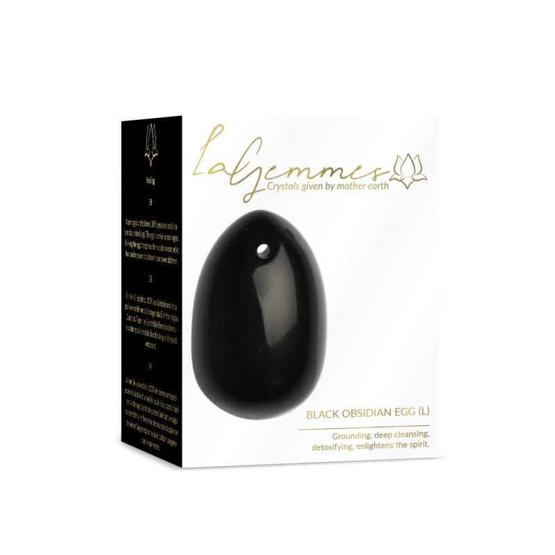 La Gemmes - Yoni Egg Black Obsedian (L) 2