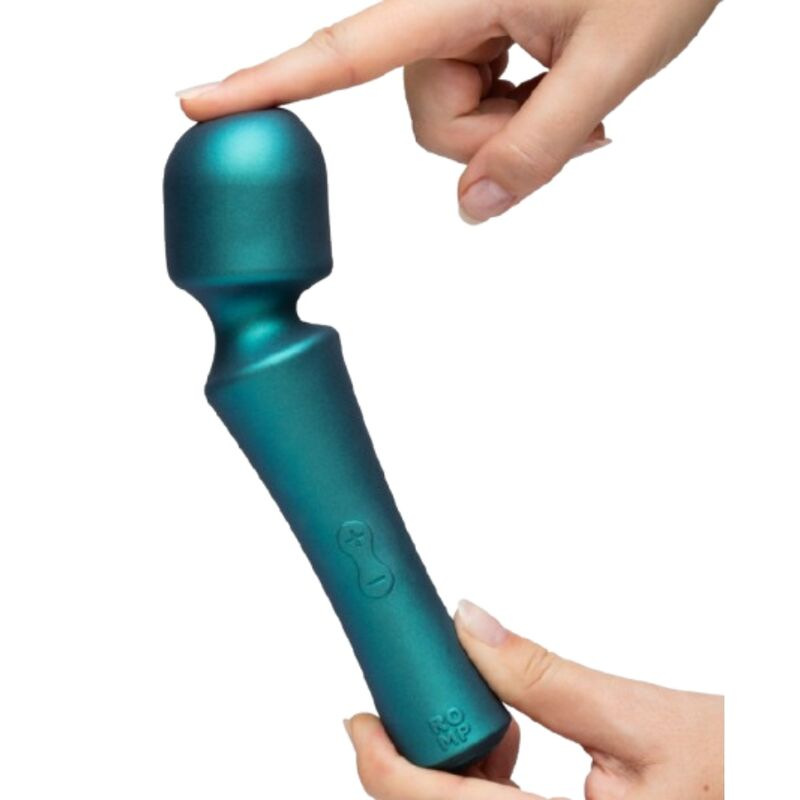 Romp - presto mini wand vibrator flexible head green 3