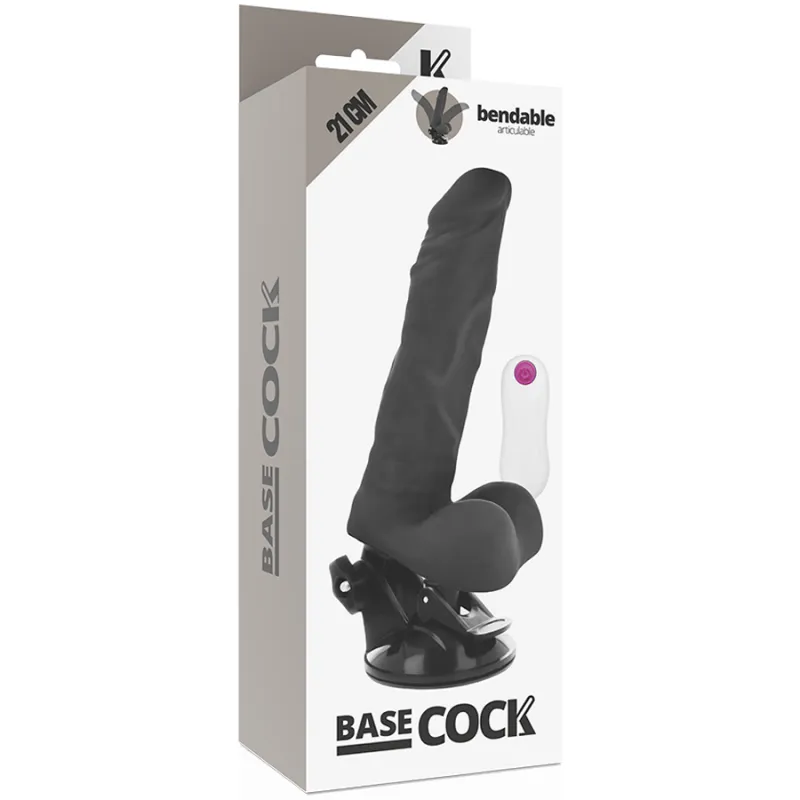 Basecock Bendable Remote Control Black 21cm - Vibrátor