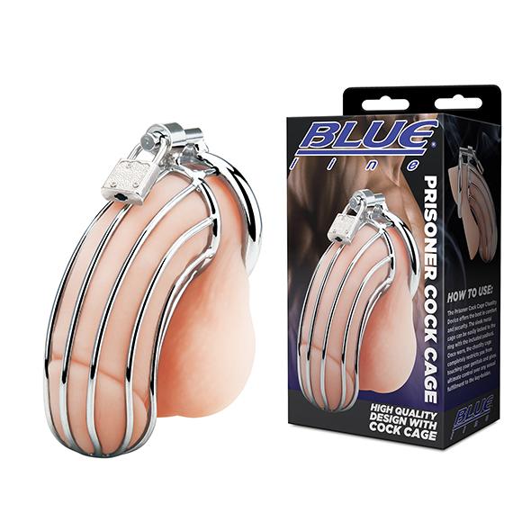 Blueline - Prisoner Cock Cage Silver