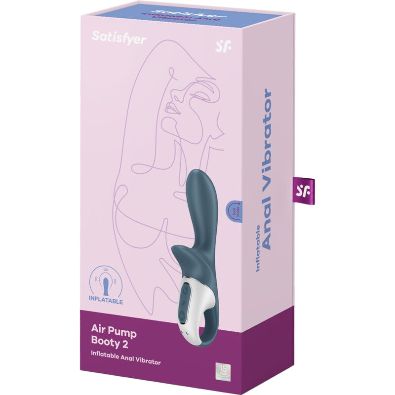 Satisfyer - air pump booty 2 dark grey 5