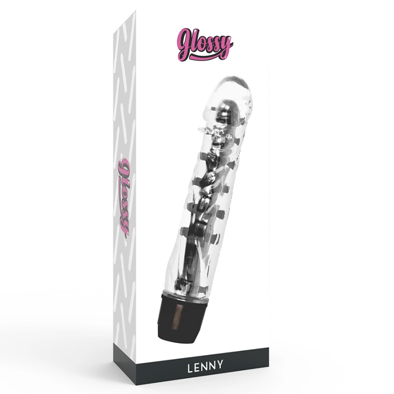 Glossy - lenny vibrator black 3