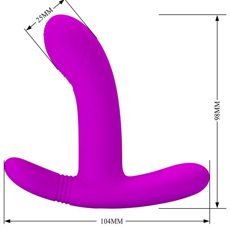 Pretty Love - Geri Clitoris Massager Pink Remote Control 6