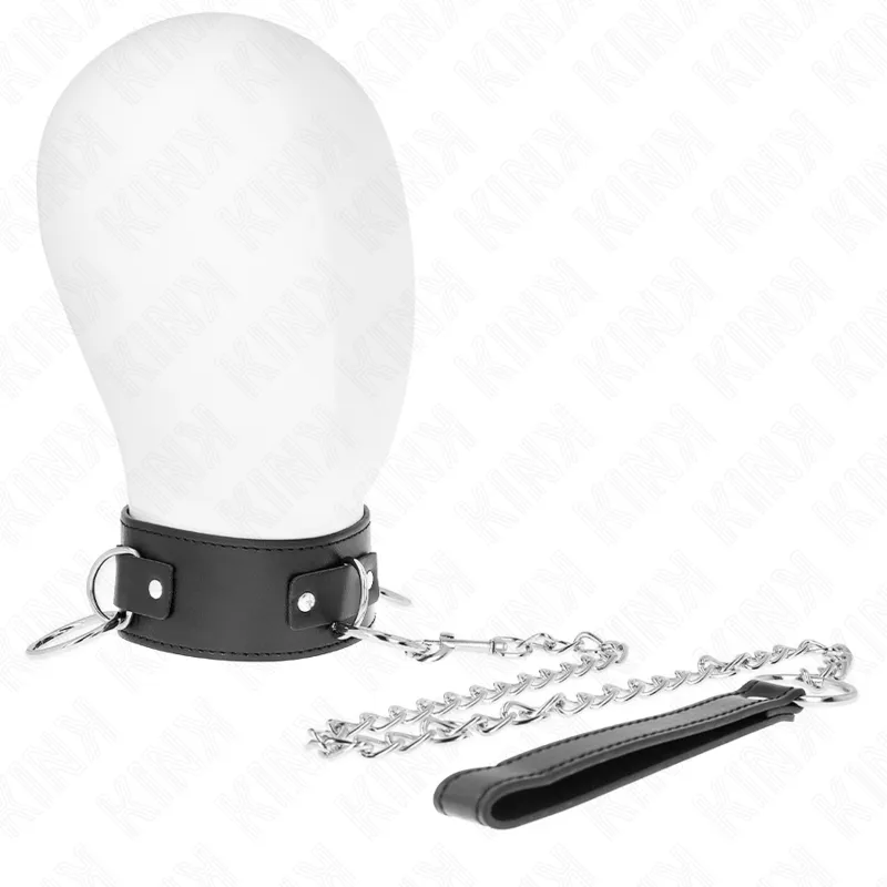 Kink - Necklace With Leash 65 Cm 3 Ring Model 2 Adjustable 36-43 Cm X 5 Cm 2