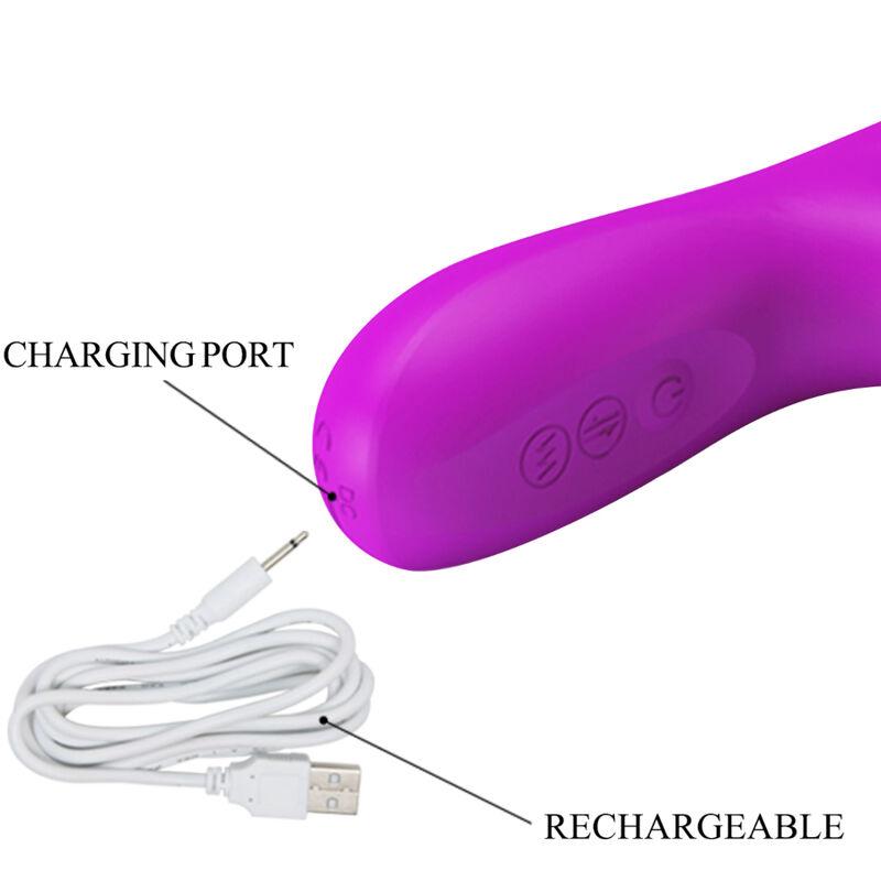 Pretty Love - Reese Rotating Vibrator Purple 8