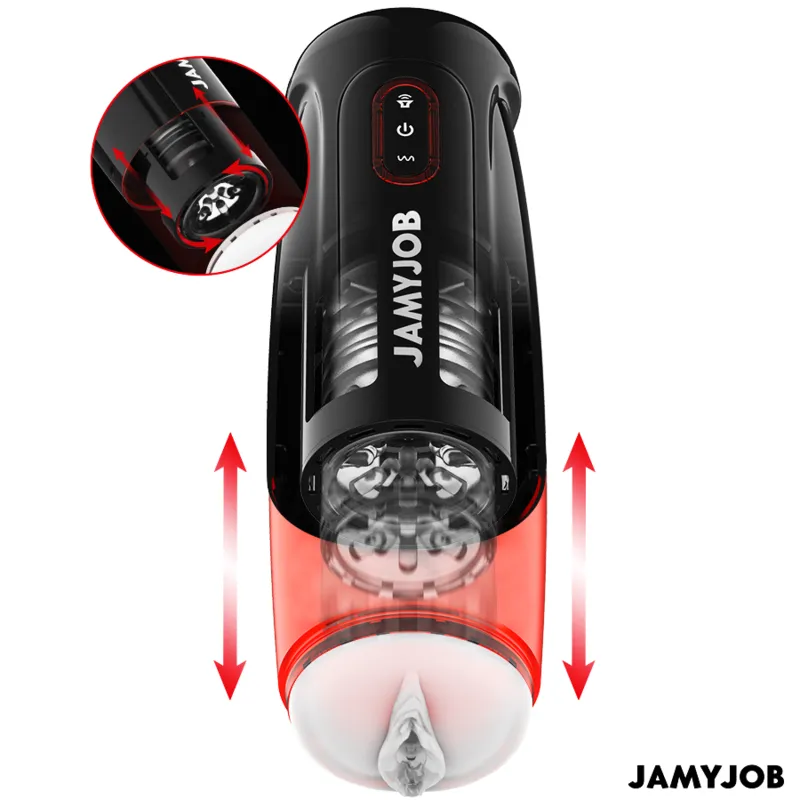 Jamyjob - cyclone automatic vagina masturbator 10 suction and thrust modes 1