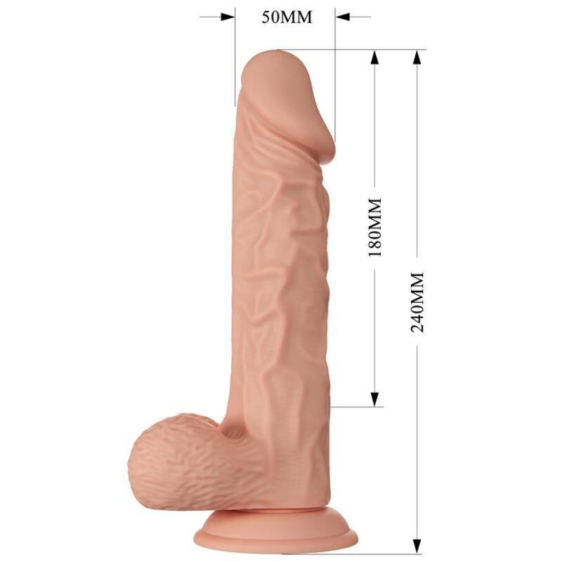 Baile - beautiful encounter buraq flexible realistic dildo 24 cm natural 5