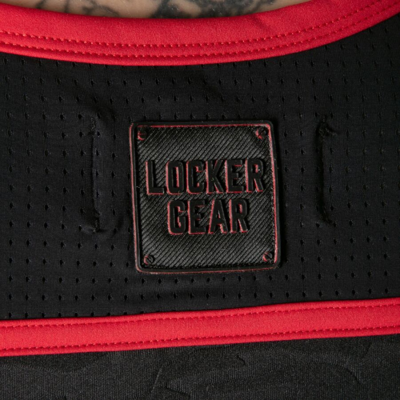 Locker gear - full military access tanktop red m 3