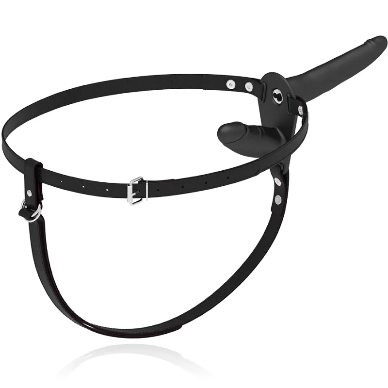 Fetish Submissive Double Strap Vibrator Strap-On Black 4