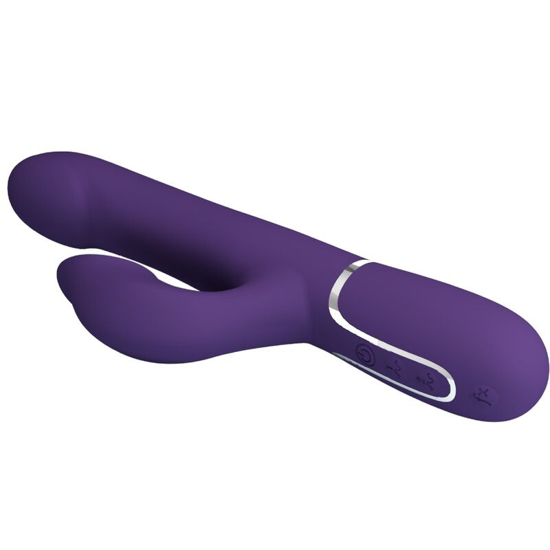 Pretty love - zalin rabbit vibrator pearls 4 in 1 purple 6