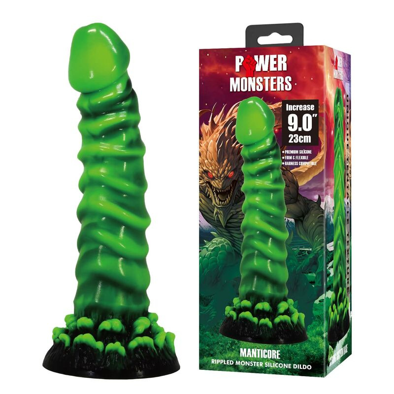 Power monsters - manticore fantasy silicone dildo 23 cm Ø 5 cm 6