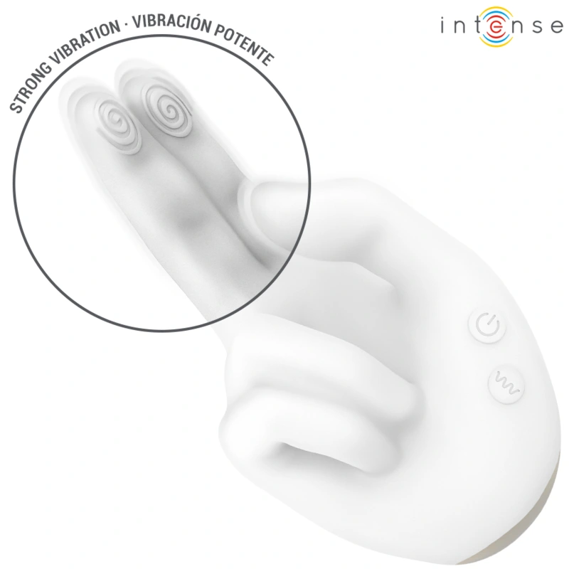 Intense - jimmy hand-shaped multifunction stimulator with vibration and heat 4