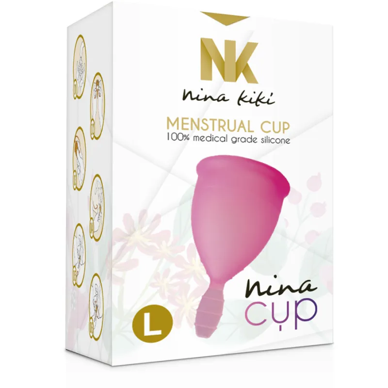 Nina Cup Menstrual Cup Size Pink L 6