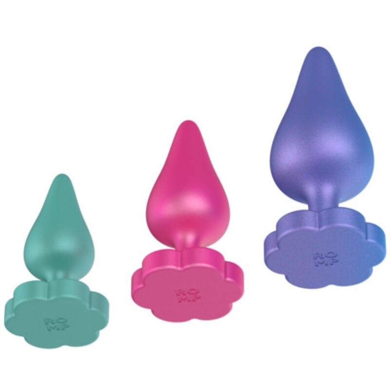 Romp - luster anal training kit s/m/l with flower-shaped base 2