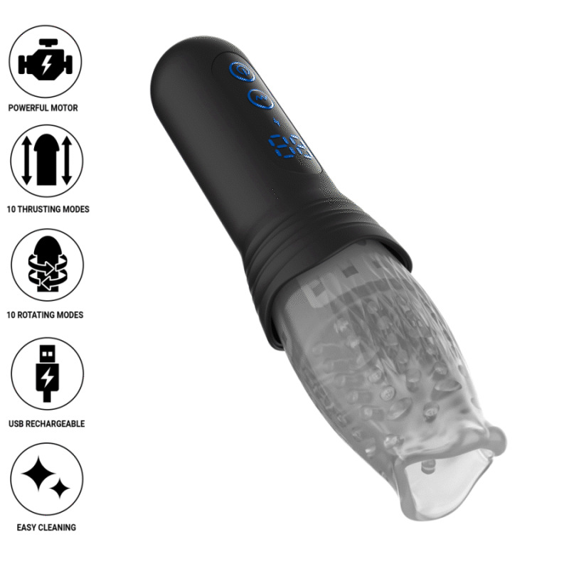 Jamyjob - blow-r masturbator with thrusting and rotation 8