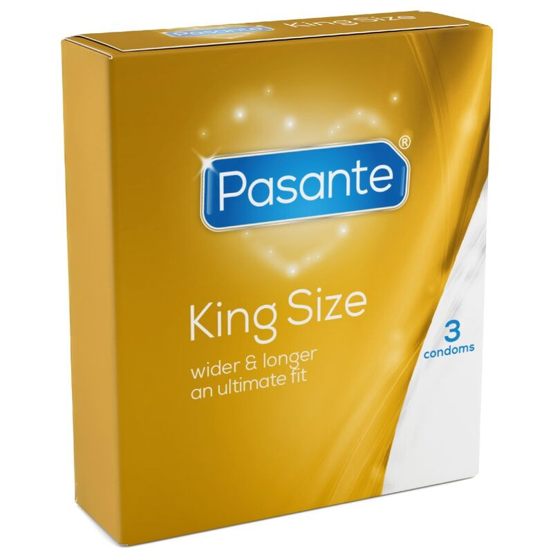Pasante - kondómy king size 3 ks