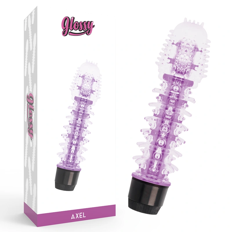 Glossy - axel vibrator lilac