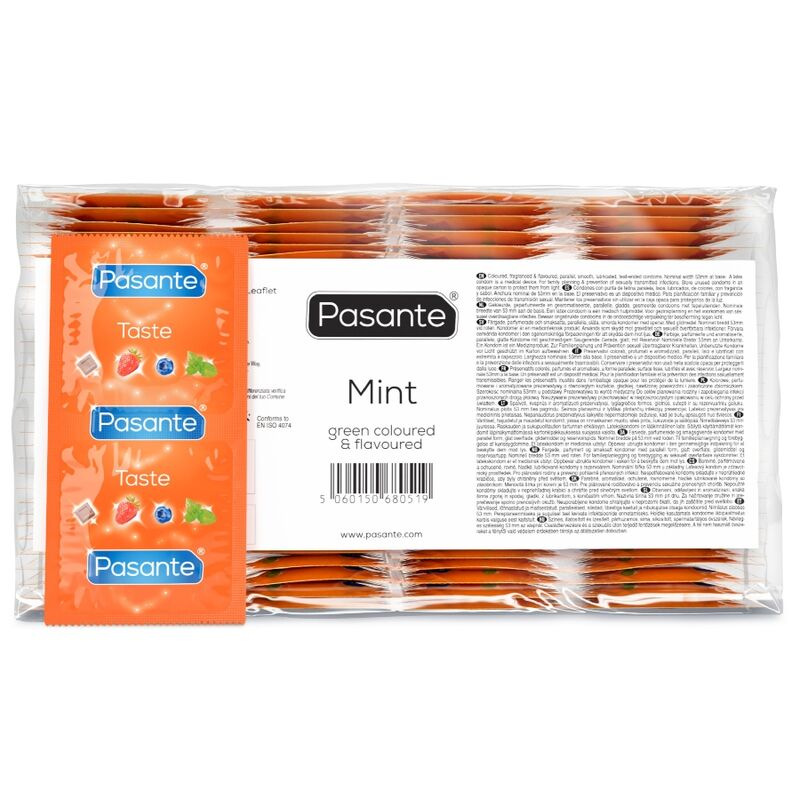 Pasante - kondómy mentolové balenie 144 ks
