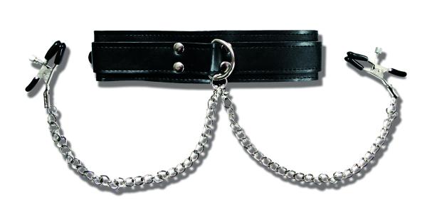 Sportsheets - Collar With Nipple Clamps 1