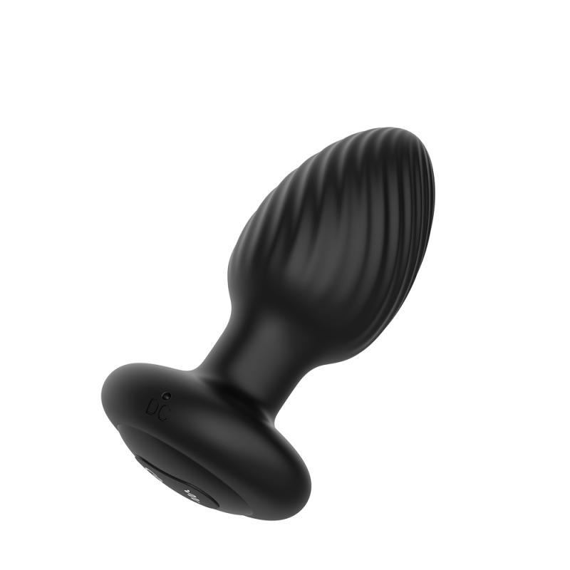 Nexus - Tornado Rotating Remote Control Anal Plug Large - Black