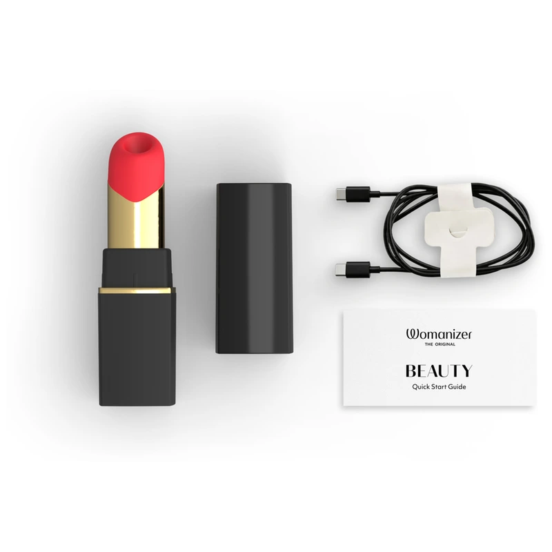 Womanizer - beauty suction clitoral stimulator 6 intensity levels black and gold 9