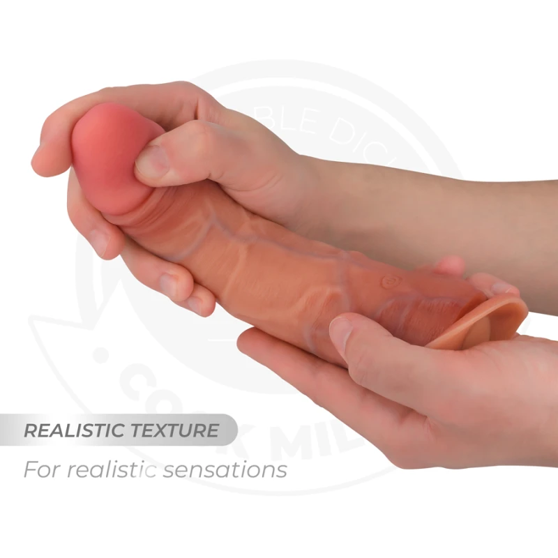 Cock miller - hyper-realistic dildo with suction cup and thrusting with remote control 19.5 cm 5