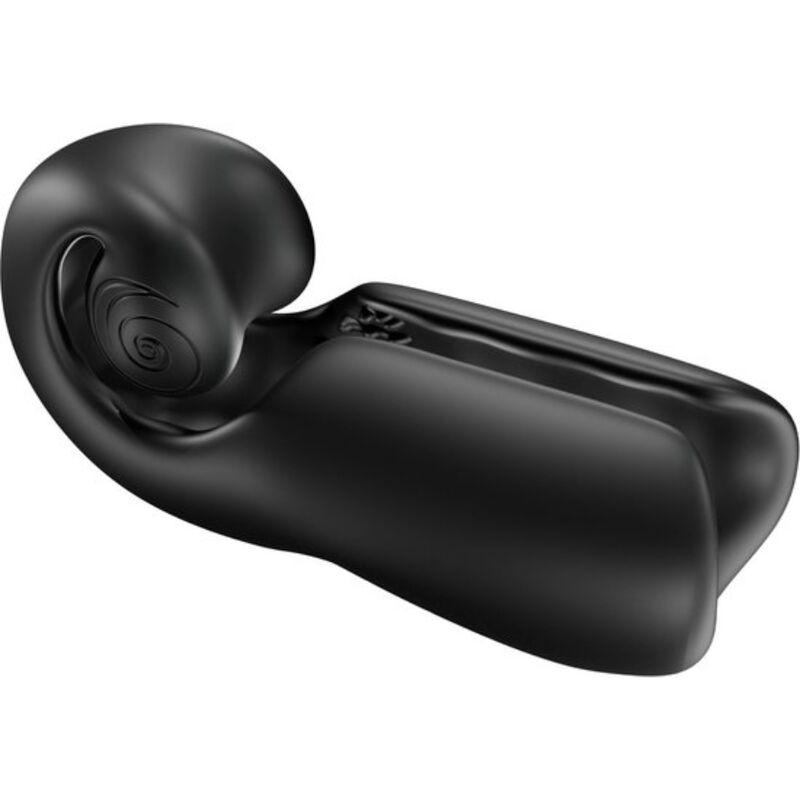 Snail vibe - evo for him male masturbator slide n'roll black 1