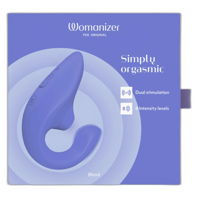 Womanizer - blend rabbit vibrator stimulator vibrant blue 15