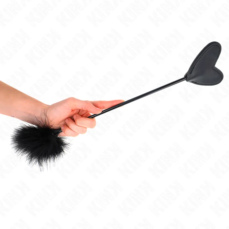 Kink - Tickle Feathers With Heart Paddle 31 Cm