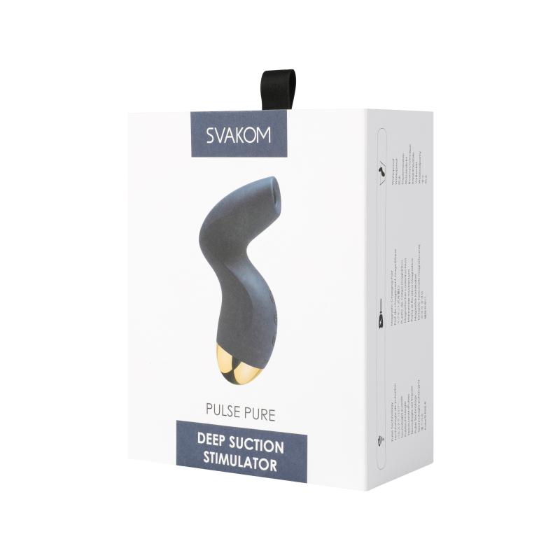 Svakom - Pulse Pure Deep Suction Stimulator Dark Blue 4