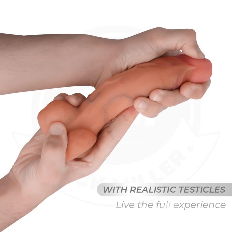 Cock miller - hyperrealistic articulable dildo 17.8 cm 5