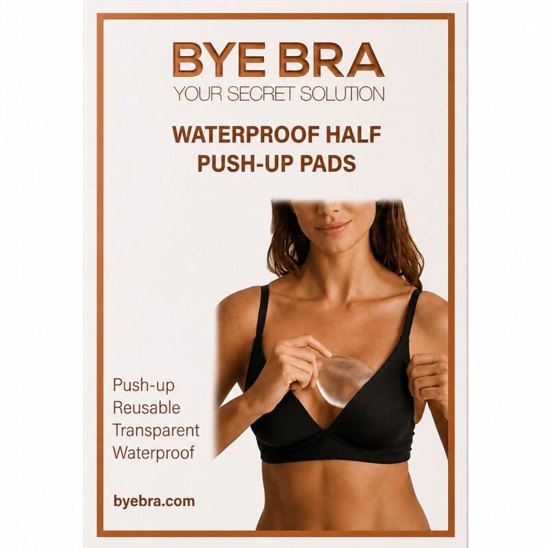 Bye-bra - semi pads push-up trasparent 3